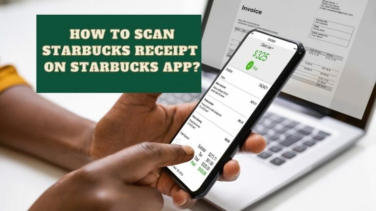 How to scan starbucks receipt on Starbucks app?