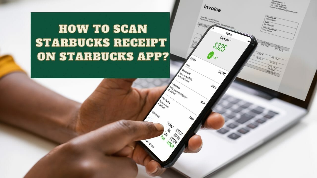 How to scan starbucks receipt on app