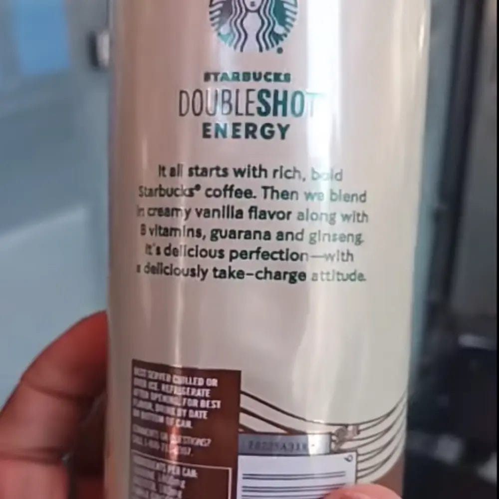 What are the ingredients in Starbucks Doubleshot Energy Drink