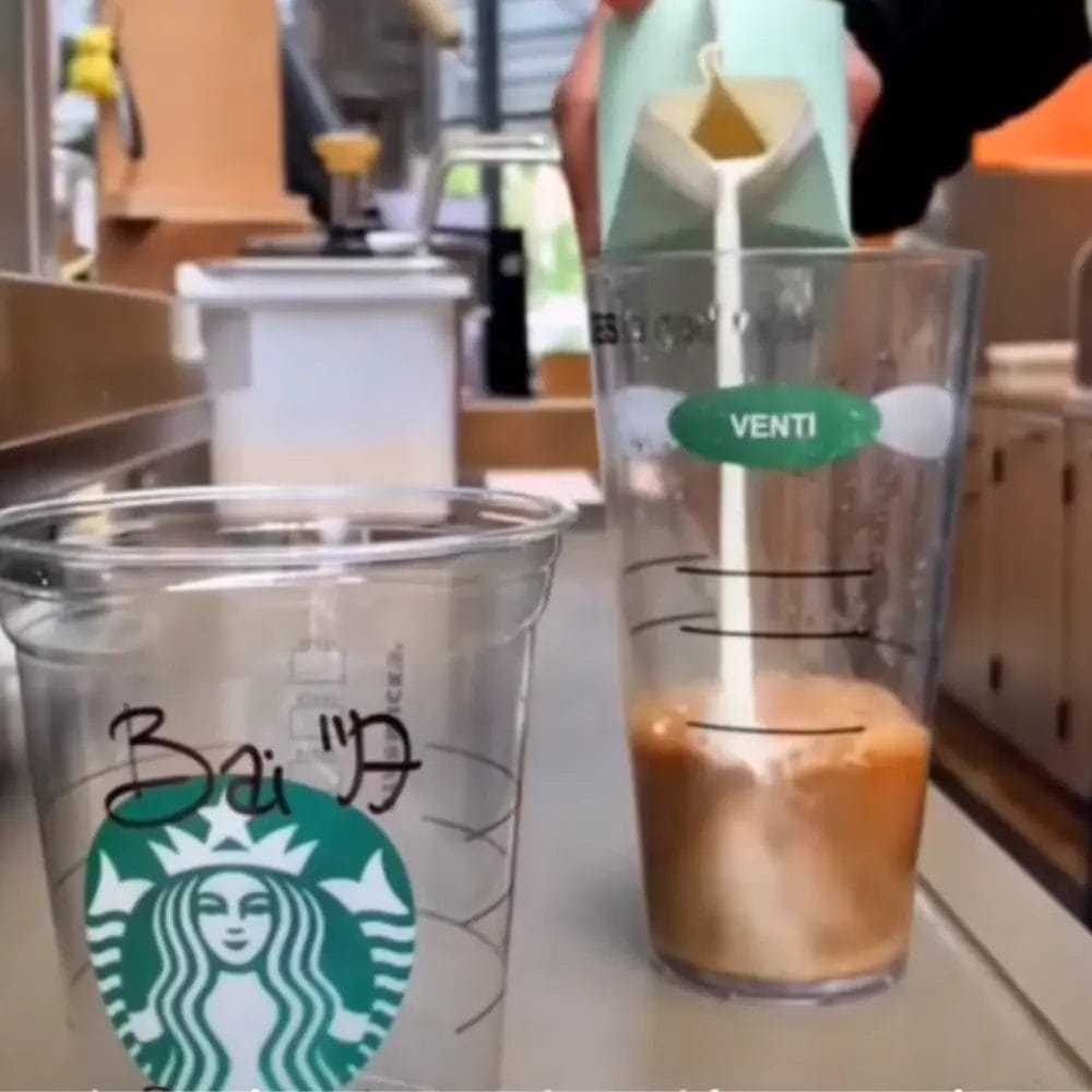 What is an upside down drink at Starbucks